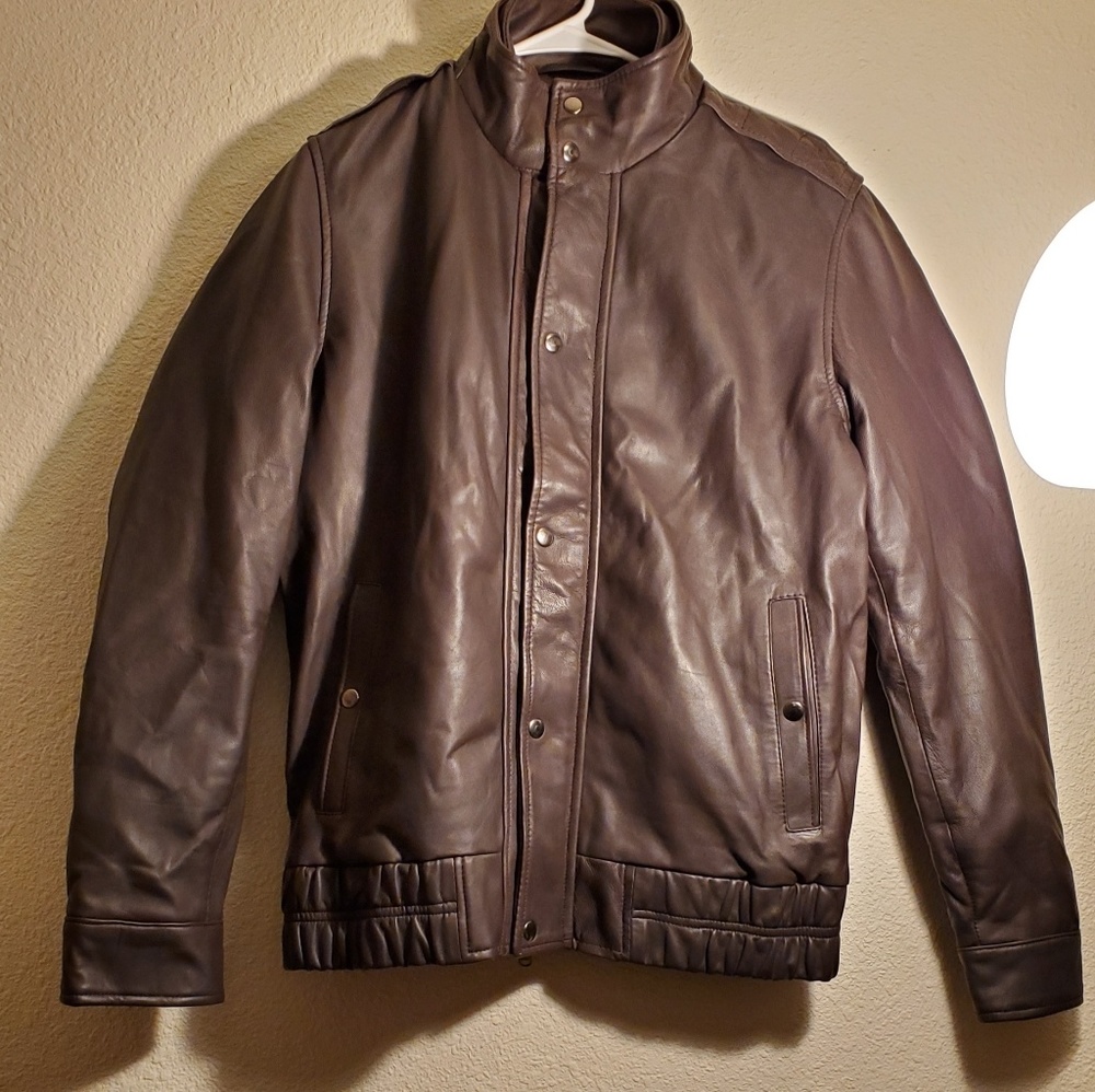 Leather jacket